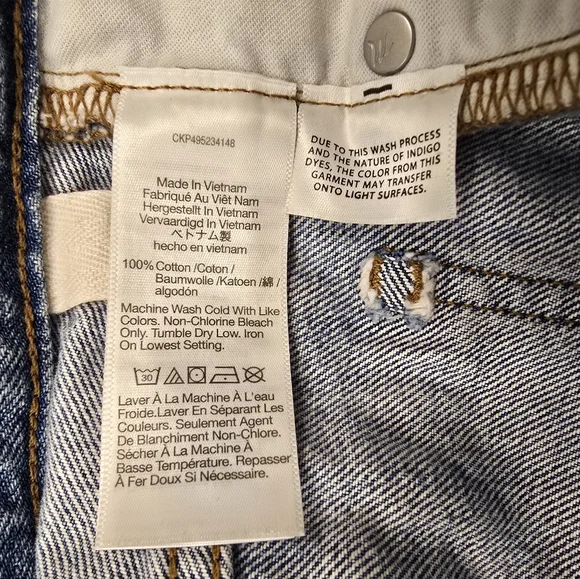 Madewell The Darted Barrel-Leg Jean Size 28 - Picture 7 of 9